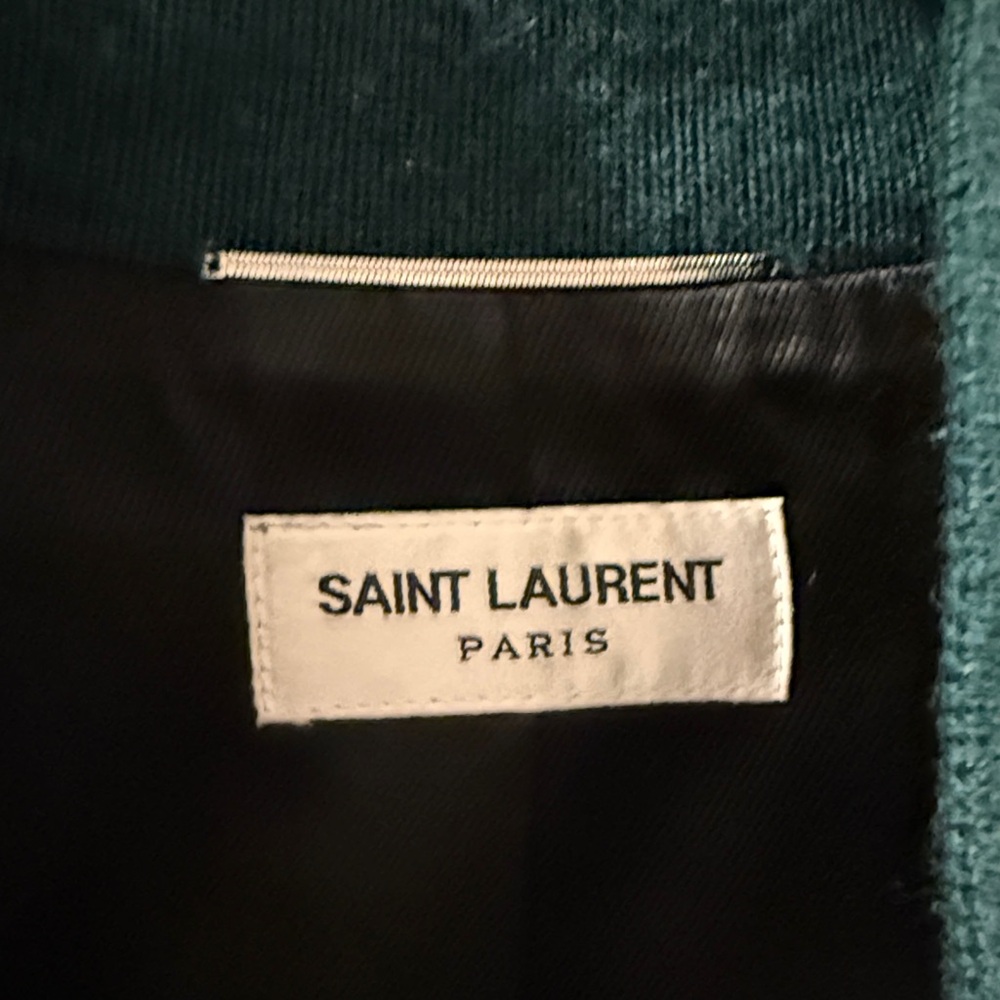 Saint Laurent Teddy Jacket - Green - Size 50 - Picture 5 of 12